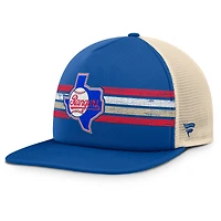 Casquette snapback Powers Fanatics Royal/Natural Texas Rangers pour homme, collection Cooperstown