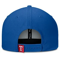 Casquette Snapback Fanatics Royal/Red Texas Rangers Clubhouse Splitter pour homme
