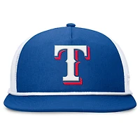 Casquette snapback Fanatics Royal/White Texas Rangers Clubhouse Change Up pour homme