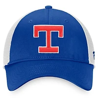 Men's Fanatics Royal/White Texas Rangers Cooperstown Collection Core Trucker Snapback Hat