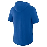T-shirt à capuche raglan Fanatics Royal Texas Rangers Clubhouse Optimal Play pour homme
