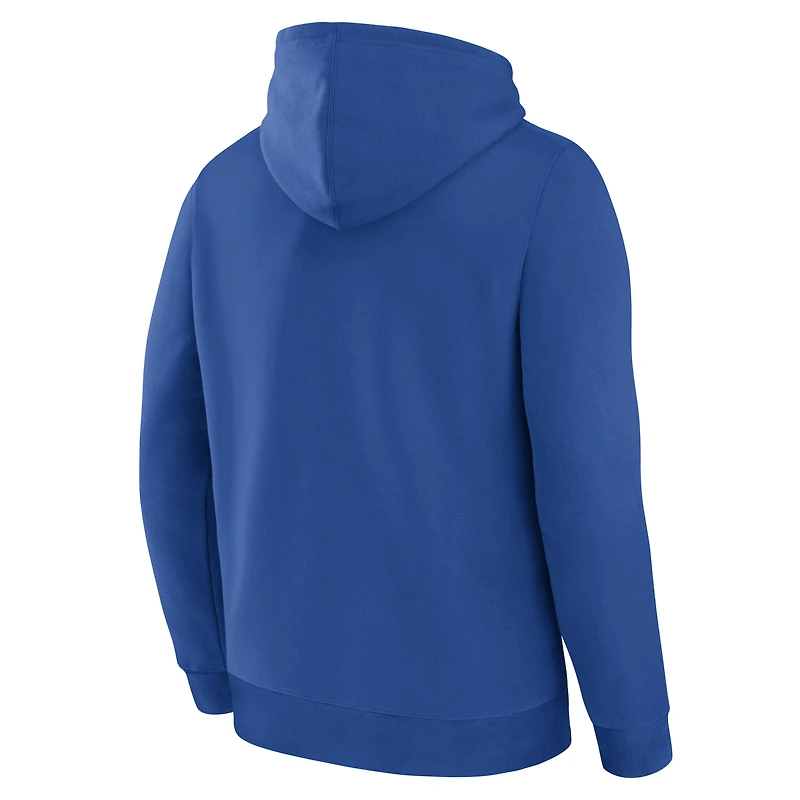 Sweat à capuche Fanatics Royal Texas Rangers Lock-Up Legacy pour homme