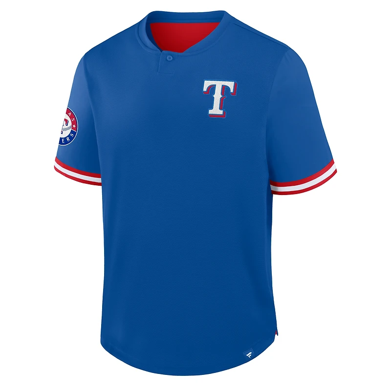Men's Fanatics Royal Texas Rangers Walk Off Shirt