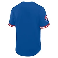 Men's Fanatics  Royal Texas Rangers Walk Off Shirt