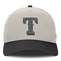 Casquette ajustable Wonder A-Frame pour homme Fanatics Stone/Graphite Texas Rangers