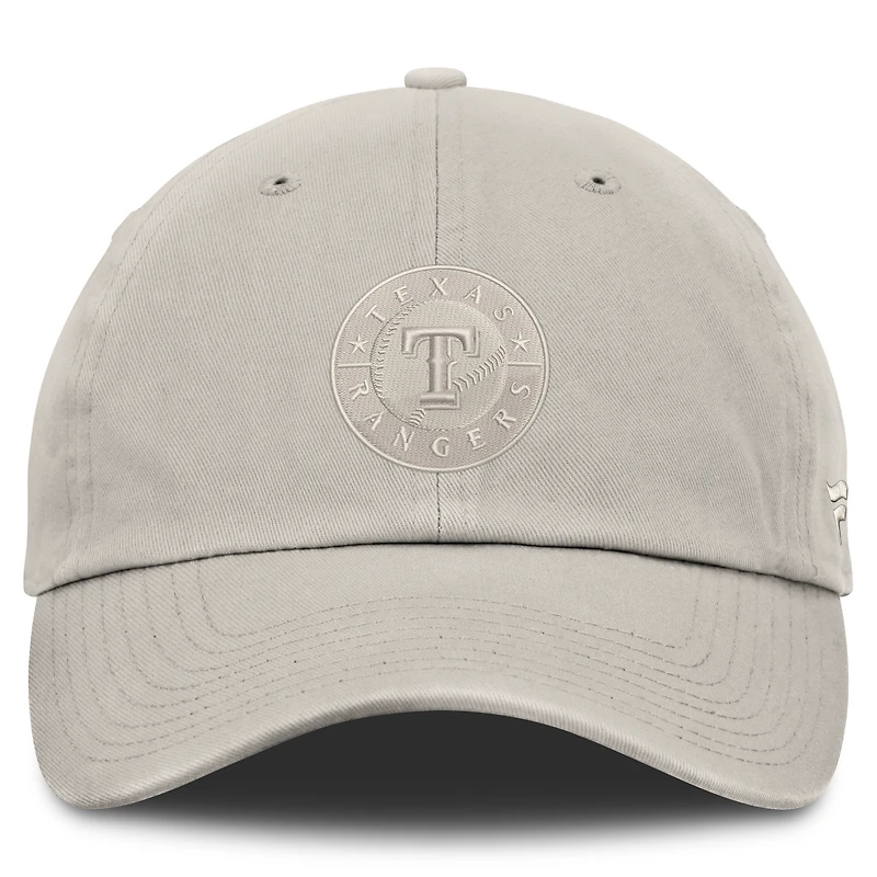 Men's Fanatics  Stone Texas Rangers Tinge Adjustable Hat