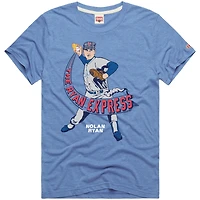 Men's Homage Nolan Ryan Light Blue Texas Rangers Graphic Player T-Shirt