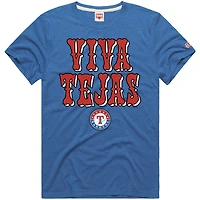 Men's Homage  Royal Texas Rangers Hyper Local Refresh T-Shirt