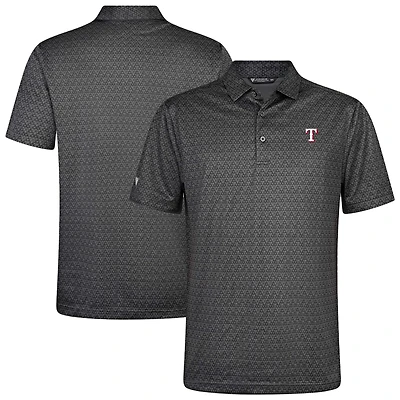 Polo System Insignia 2.0 anthracite pour homme de Levelwear Texas Rangers