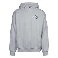 Sweat à capuche gris Texas Rangers Contact Pro Card pour homme Levelwear