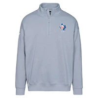 Men's Levelwear  Gray Texas Rangers Cooperstown Collection Murray Quarter-Zip Sweatshirt