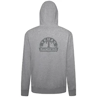 Sweat à capuche zippé blanc Texas Rangers Podium Banner Arch pour homme Levelwear