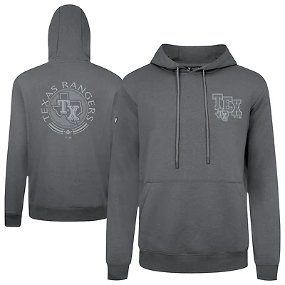 Sweat à capuche gris Texas Rangers Podium Grain pour homme Levelwear