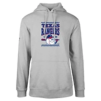 Men's Levelwear Gray Texas Rangers Podium Inaugural Pullover Hoodie