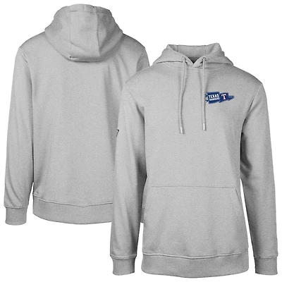 Men's Levelwear  Gray Texas Rangers Podium Rafters Pullover Hoodie