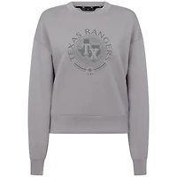 Sweat-shirt gris à capuche éponge Texas Rangers Levelwear pour homme