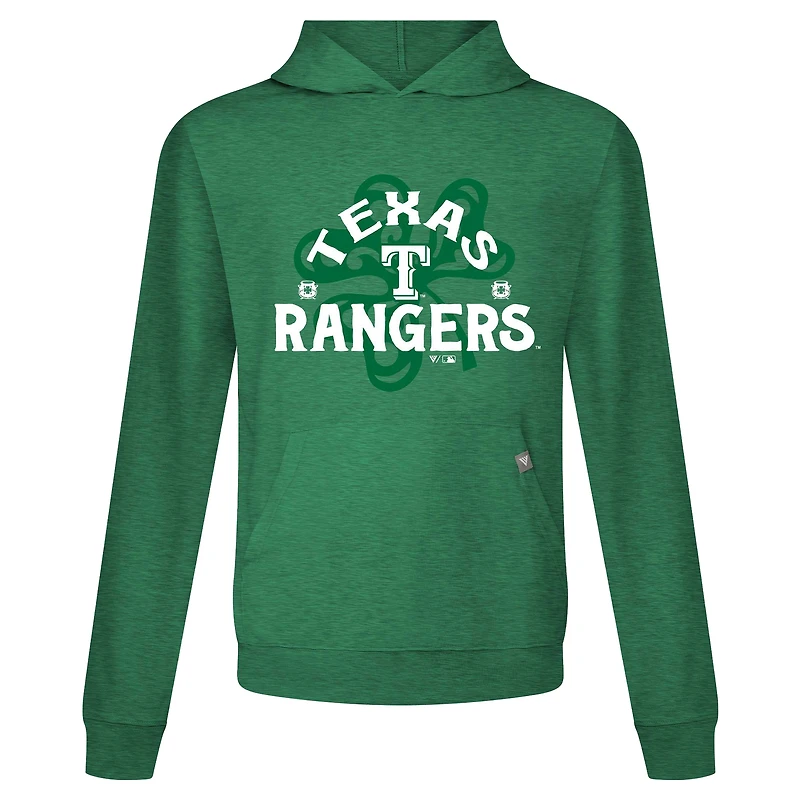 Sweat à capuche vert Texas Rangers St. Patrick's Day Relay Shamrock pour homme Levelwear