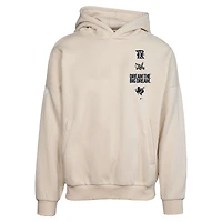 Sweat à capuche surdimensionné pour homme Texas Rangers City Connect Contact Baseline Kaki Levelwear