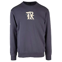 Men's Levelwear Navy Texas Rangers City Connect Zane Core Logo Pullover Sweatshirt