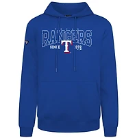 Men's Levelwear Royal Texas Rangers Accolade Podium Textbook Pullover Hoodie