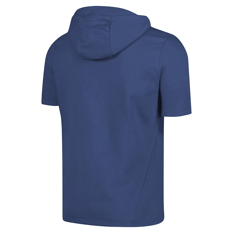 Men's Levelwear Royal Texas Rangers Recruit Short Sleeve Full-Zip Hoodie