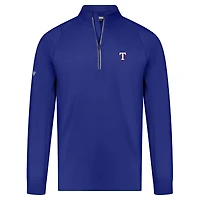 Pull zippé à quart de tour Theory Insignia 2.0 pour homme Levelwear Royal Texas Rangers