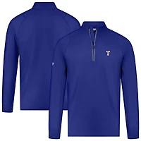 Pull zippé à quart de tour Theory Insignia 2.0 pour homme Levelwear Royal Texas Rangers