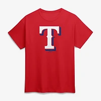 Men's Logo Athletic Royal Texas Rangers Official T-Shirt