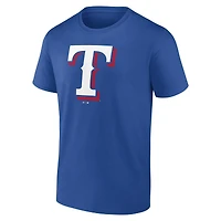 Men's Logo Athletic Royal Texas Rangers Official T-Shirt