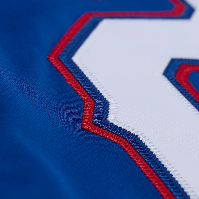 Maillot d'entraînement au bâton Mitchell & Ness Adrian Beltre Royal Texas Rangers Cooperstown pour homme