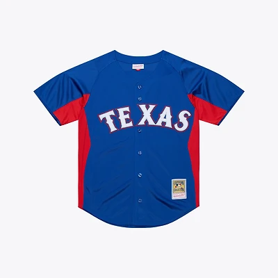 Maillot d'entraînement au bâton Mitchell & Ness Adrian Beltre Royal Texas Rangers Cooperstown pour homme