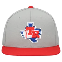 Casquette snapback basique Mitchell & Ness grise Texas Rangers Cooperstown Collection pour homme