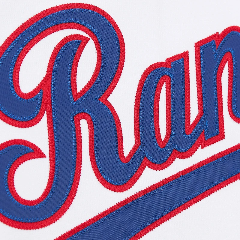Mitchell & Ness Nolan Ryan Blanc Texas Rangers 1993 Cooperstown Collection Maillot authentique pour hommes