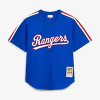 Men's Mitchell & Ness Nolan Ryan Royal Texas Rangers Big Tall Cooperstown Mesh Batting Practice Jersey