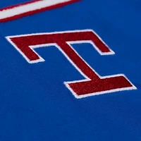 T-shirt Mitchell & Ness Royal Texas Rangers Wild Pitch Ringer pour homme