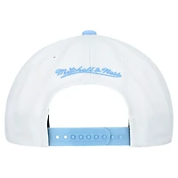 Casquette snapback basique Mitchell & Ness blanche Texas Rangers Cooperstown Collection pour homme