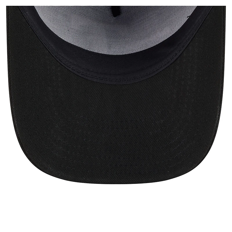 Men's New Era Black Texas Rangers Motion A-Frame 9FIFTY Snapback Hat