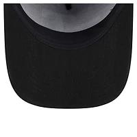 Men's New Era  Black Texas Rangers Motion A-Frame 9FIFTY Snapback Hat