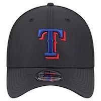 Men's New Era  Black Texas Rangers Night 39THIRTY Flex Hat