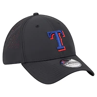 Men's New Era  Black Texas Rangers Night 39THIRTY Flex Hat