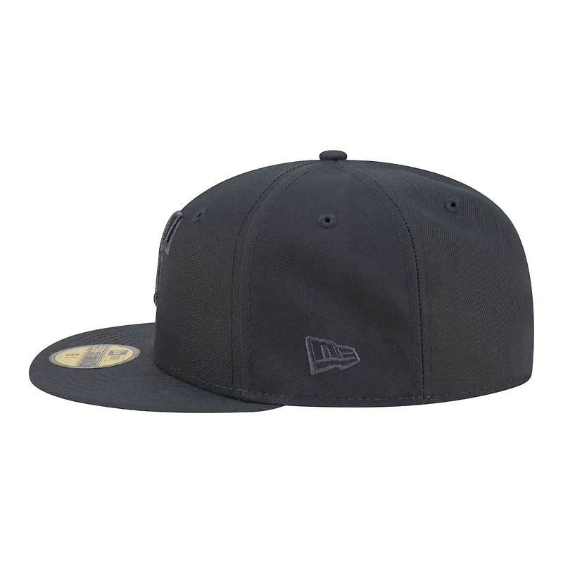 Men's New Era Charcoal Texas Rangers Color Pack 59FIFTY Fitted Hat