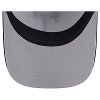 Men's New Era Cream/Royal Texas Rangers Banner A-Frame 9FIFTY Trucker Snapback Hat