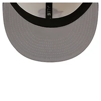 Casquette ajustée New Era 59FIFTY crème/bleu roi Texas Rangers Bullpen Cart pour homme