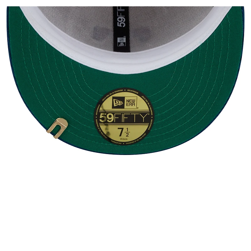 Men's New Era Cream/Royal Texas Rangers Two-Tone Corduroy 59FIFTY Fitted Hat