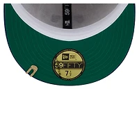 Men's New Era Cream/Royal Texas Rangers Two-Tone Corduroy 59FIFTY Fitted Hat