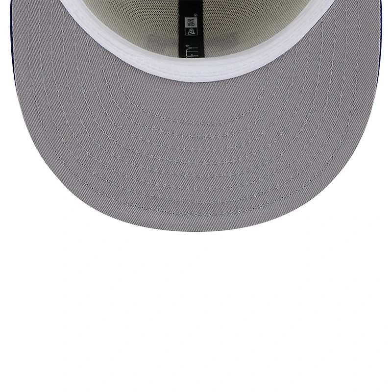 Casquette ajustée New Era 59FIFTY Texas Rangers pour homme, couleur crème, chromée
