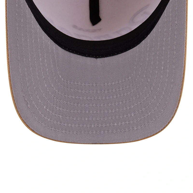 Casquette snapback New Era crème Texas Rangers 9FIFTY A-Frame pour homme