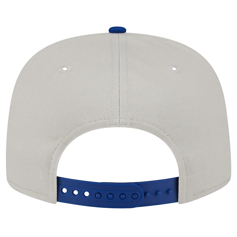 Men's New Era Cream Texas Rangers Iron Golfer Snapback Hat