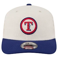 Casquette ajustable New Era Texas Rangers Loyal 9SEVENTY crème pour homme