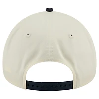 Men's New Era  Cream Texas Rangers Speckle A-Frame 9FORTY Adjustable Hat
